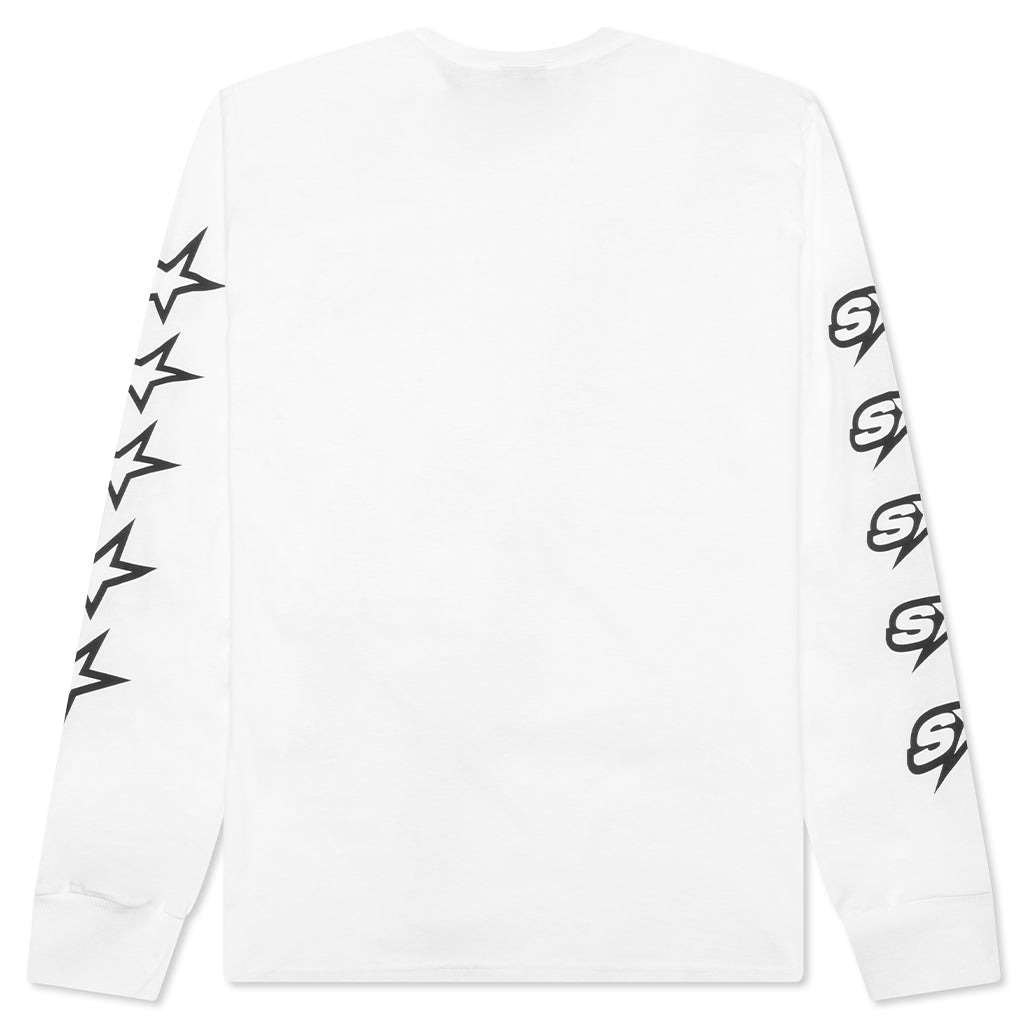 SPEEDWAY L/S TEE - WHITE - 2