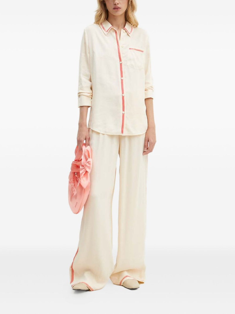 STINE GOYA stripe-detail drawstring track pants outlook