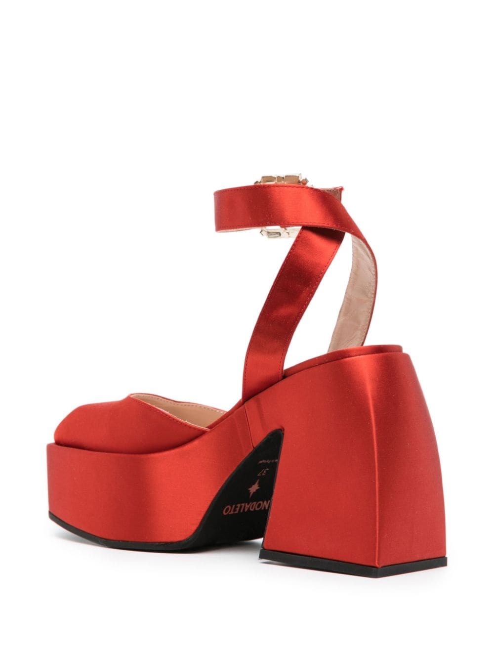 Bulla Sofia 120mm satin pumps - 3