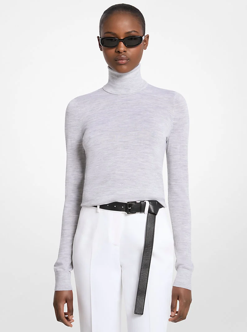 Marisa Wool Turtleneck Sweater - 1
