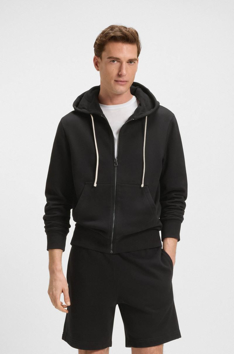 BECKHAM X BOSS ZIP-UP HOODIE IN MERCERISED COTTON TERRY 2