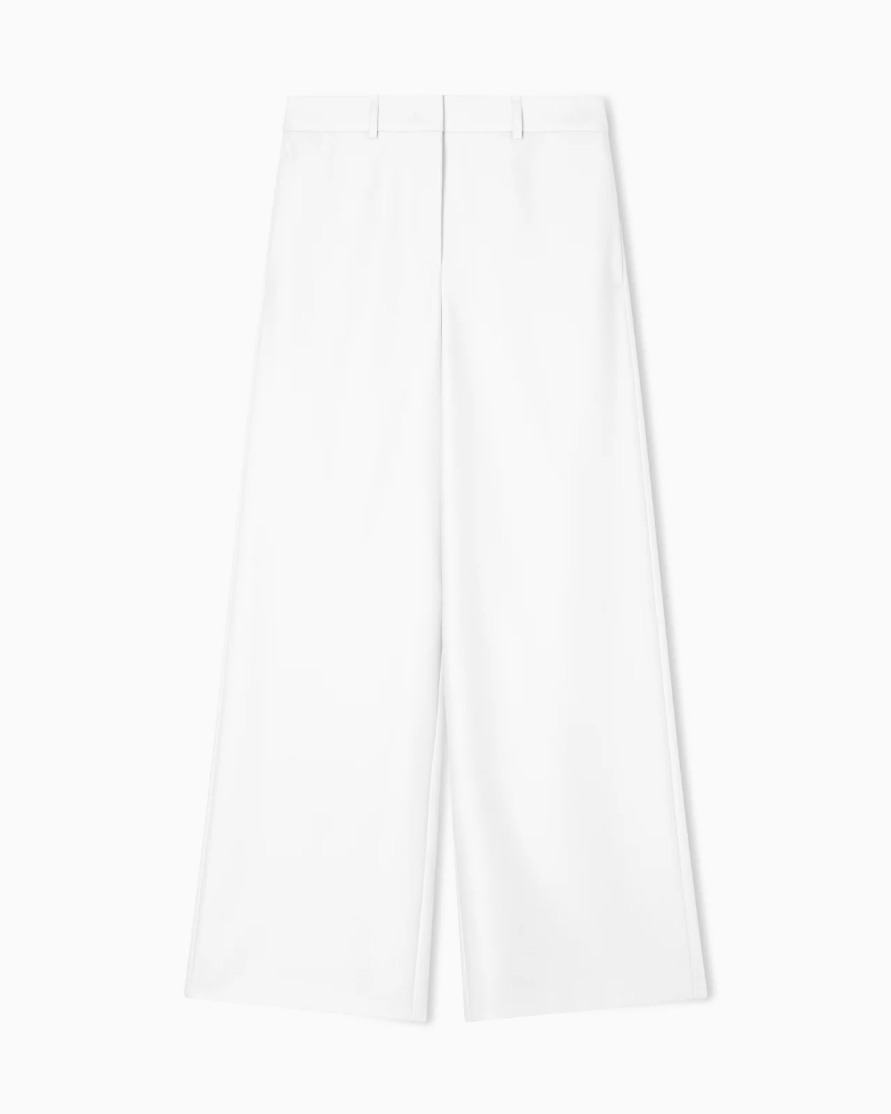 WIDE-LEG CASHMERE TROUSERS - 1