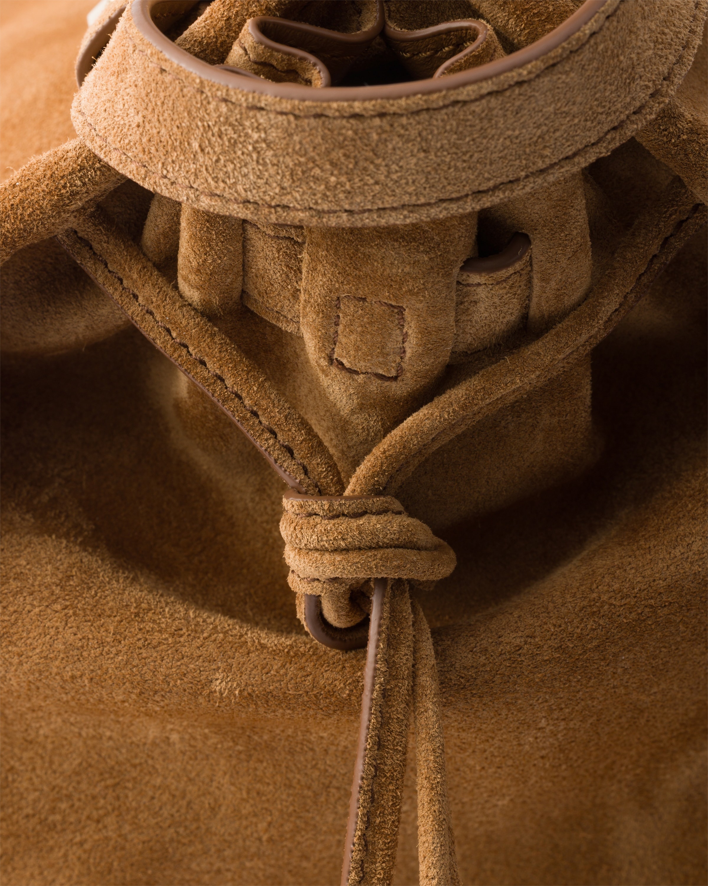 Prada Bonnie large suede handbag - 7