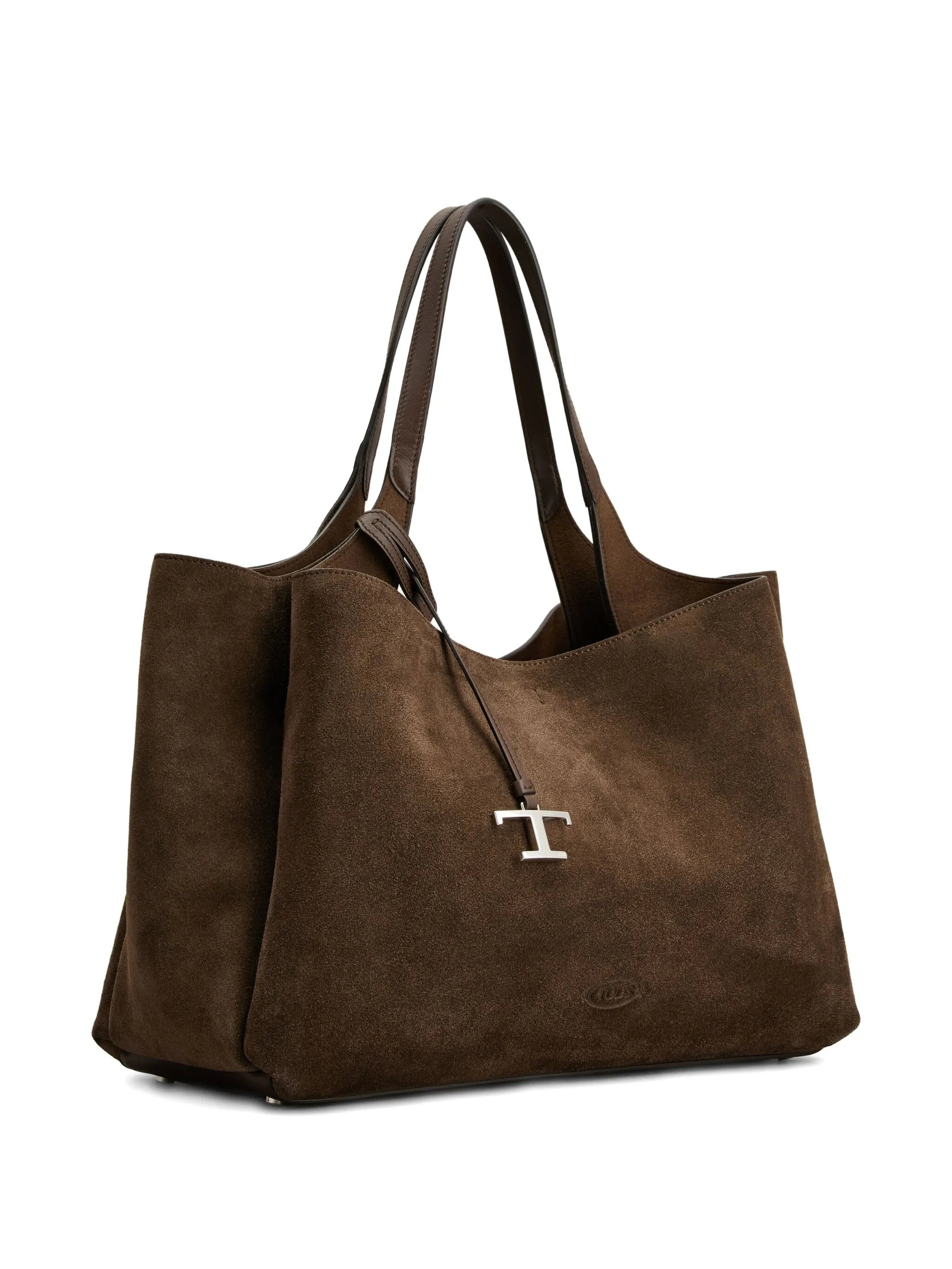 Tod's Medium Suede Tote Bag - 4