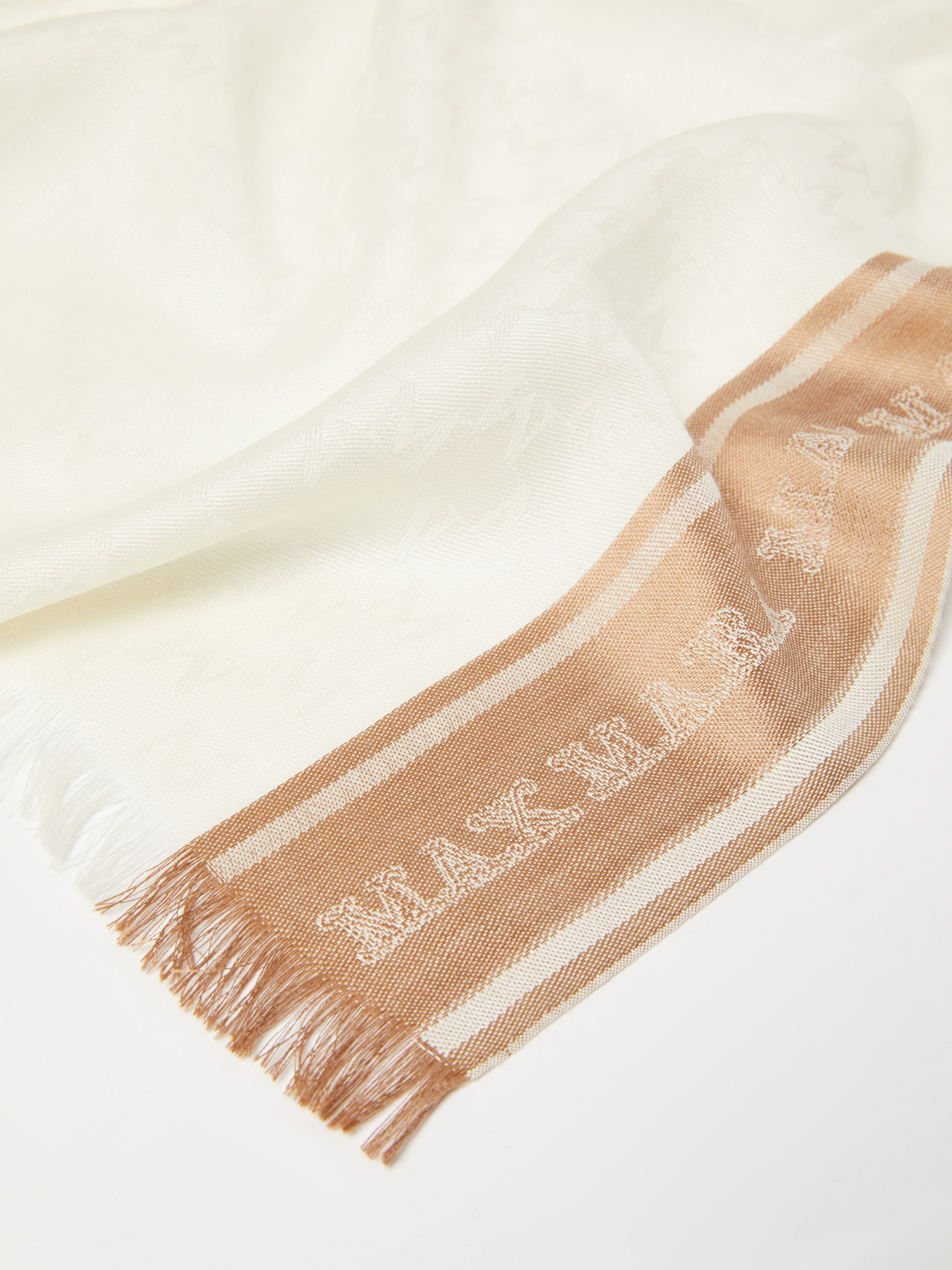 MADRE Silk, cashmere and wool stole - 3