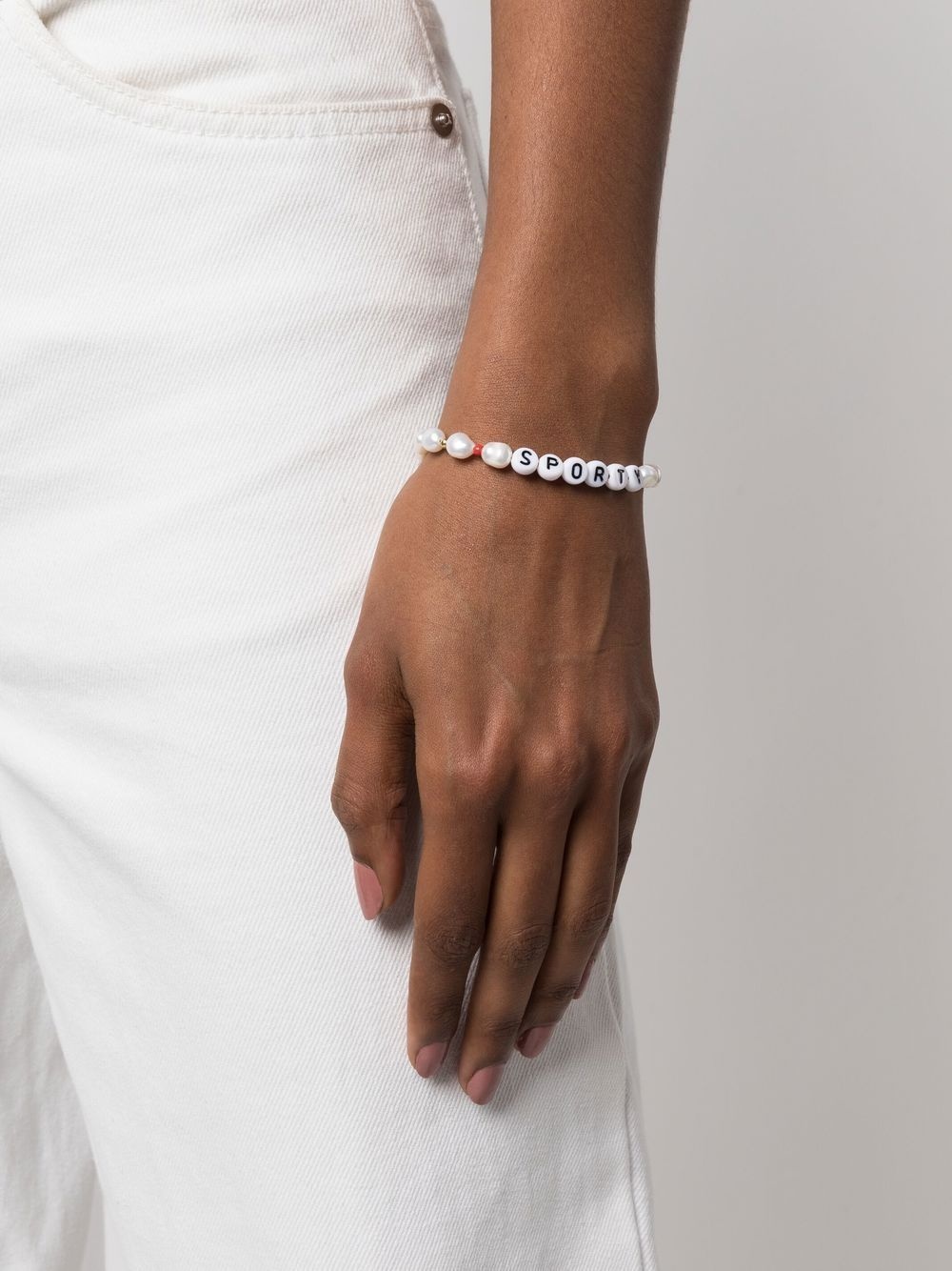 Sporty pearl-bead bracelet - 2