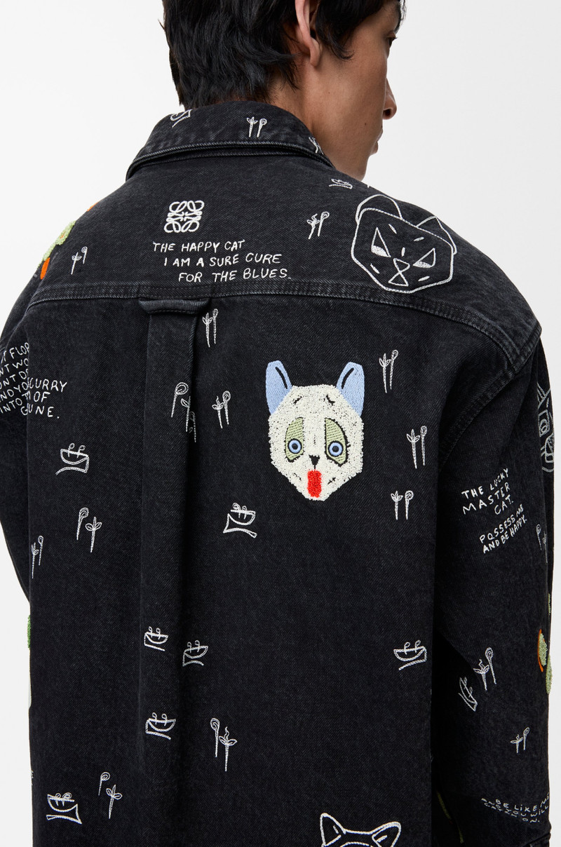 Overshirt in denim 5