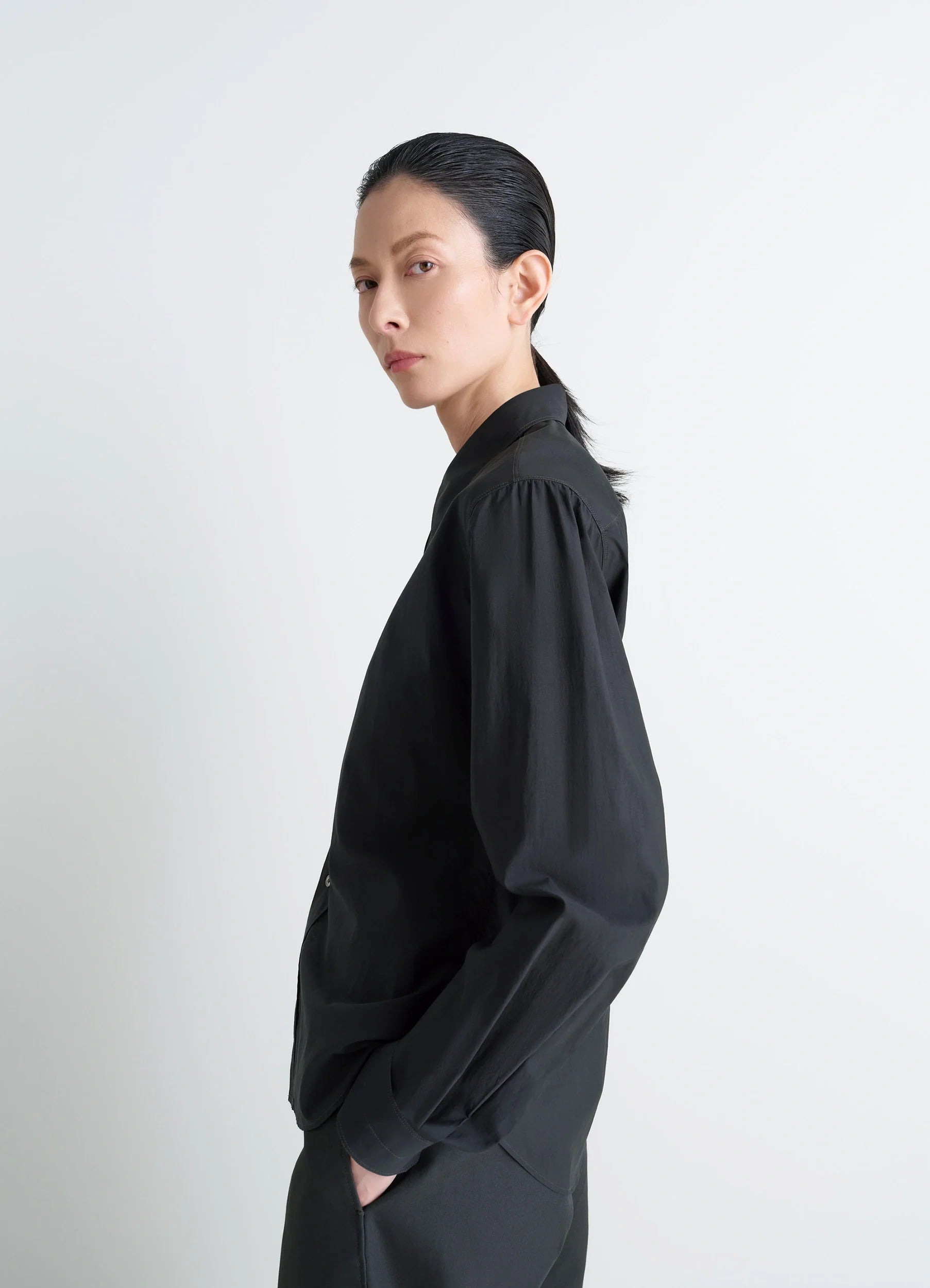 POINTED COLLAR SHIRT - 4