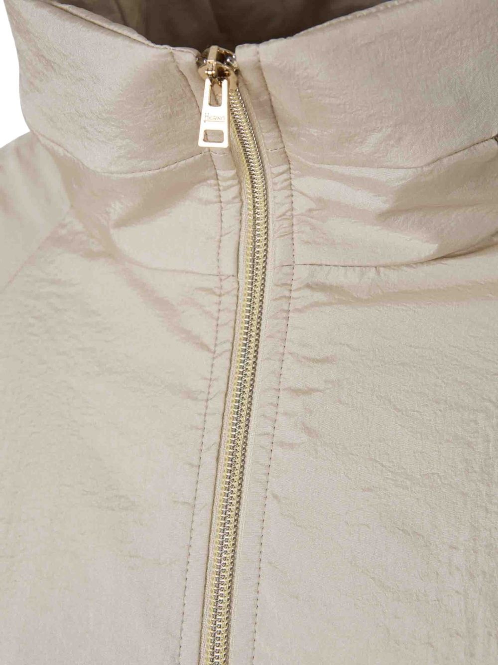 concealed-hood trench coat - 3