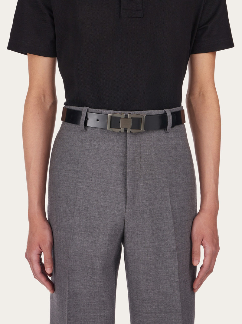 Reversible and adjustable Gancini belt 4
