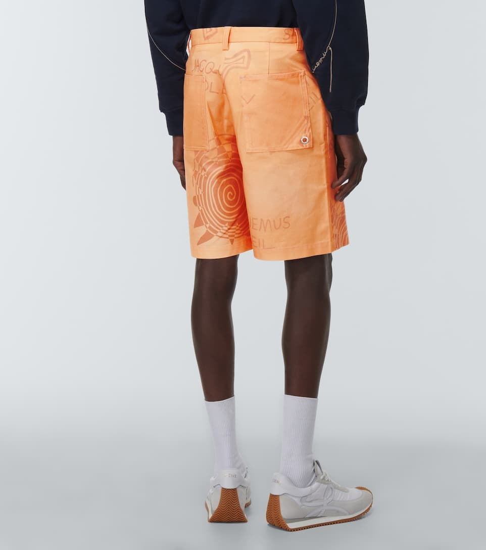 Le Short Tecido printed cotton shorts - 4