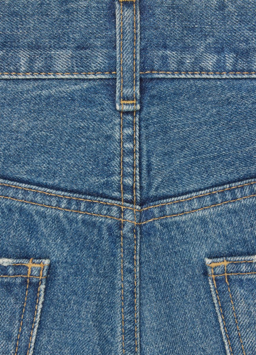 Dylan flared jeans with signature in union wash denim - 5