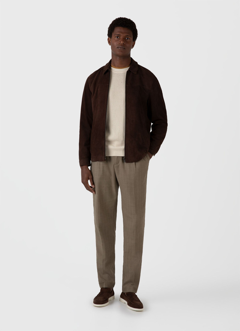 Sunspel Honeycomb Cotton Crew Neck Jumper outlook