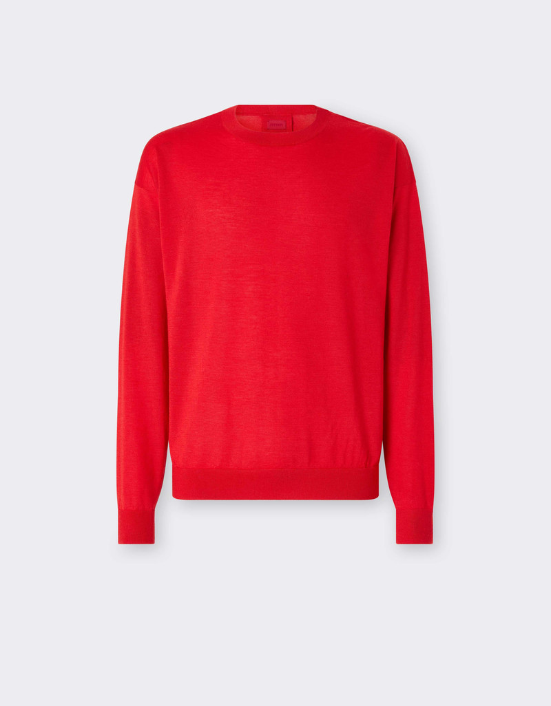 Cashmere and silk crew-neck jumper 1