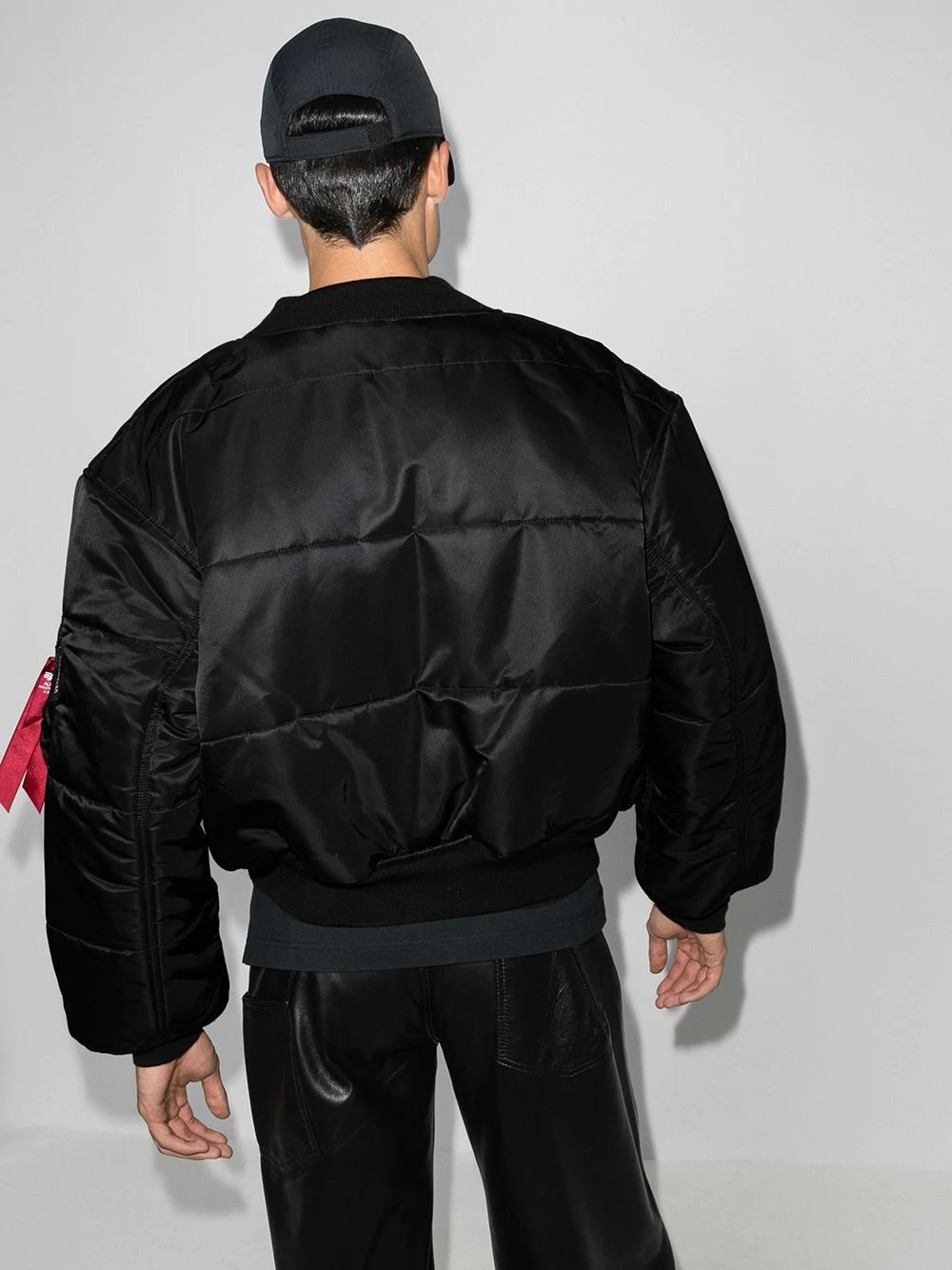 reversible shell bomber jacket - 3