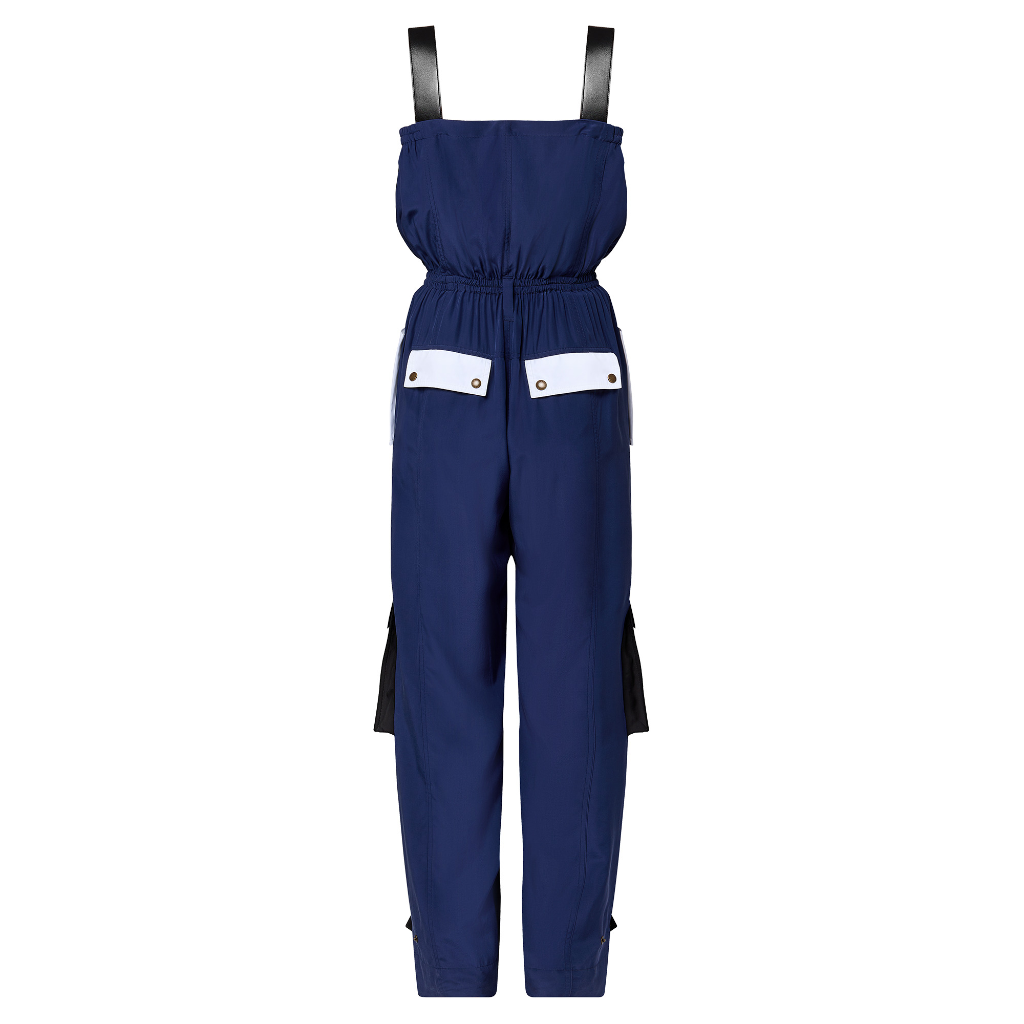 Color-Blocked Cargo Jumpsuit - 3