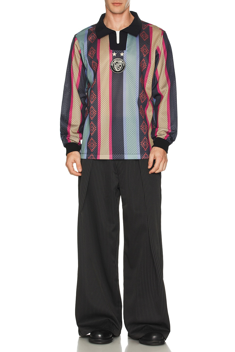 Stripe Long Sleeve T-Shirt - 4