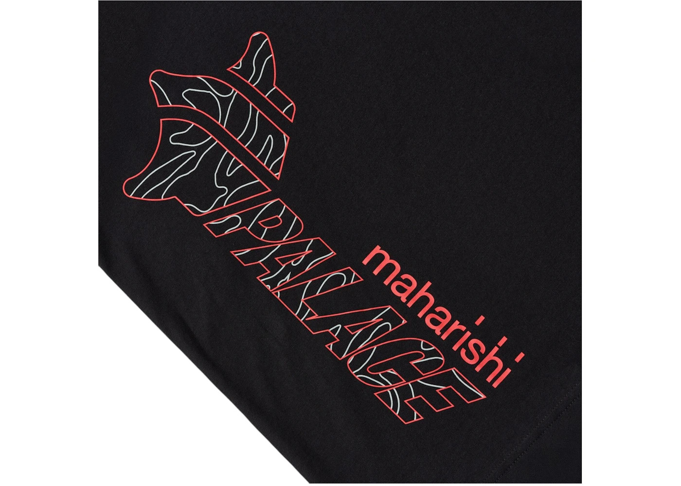Palace Maharishi Temple Star T-Shirt Black - 3