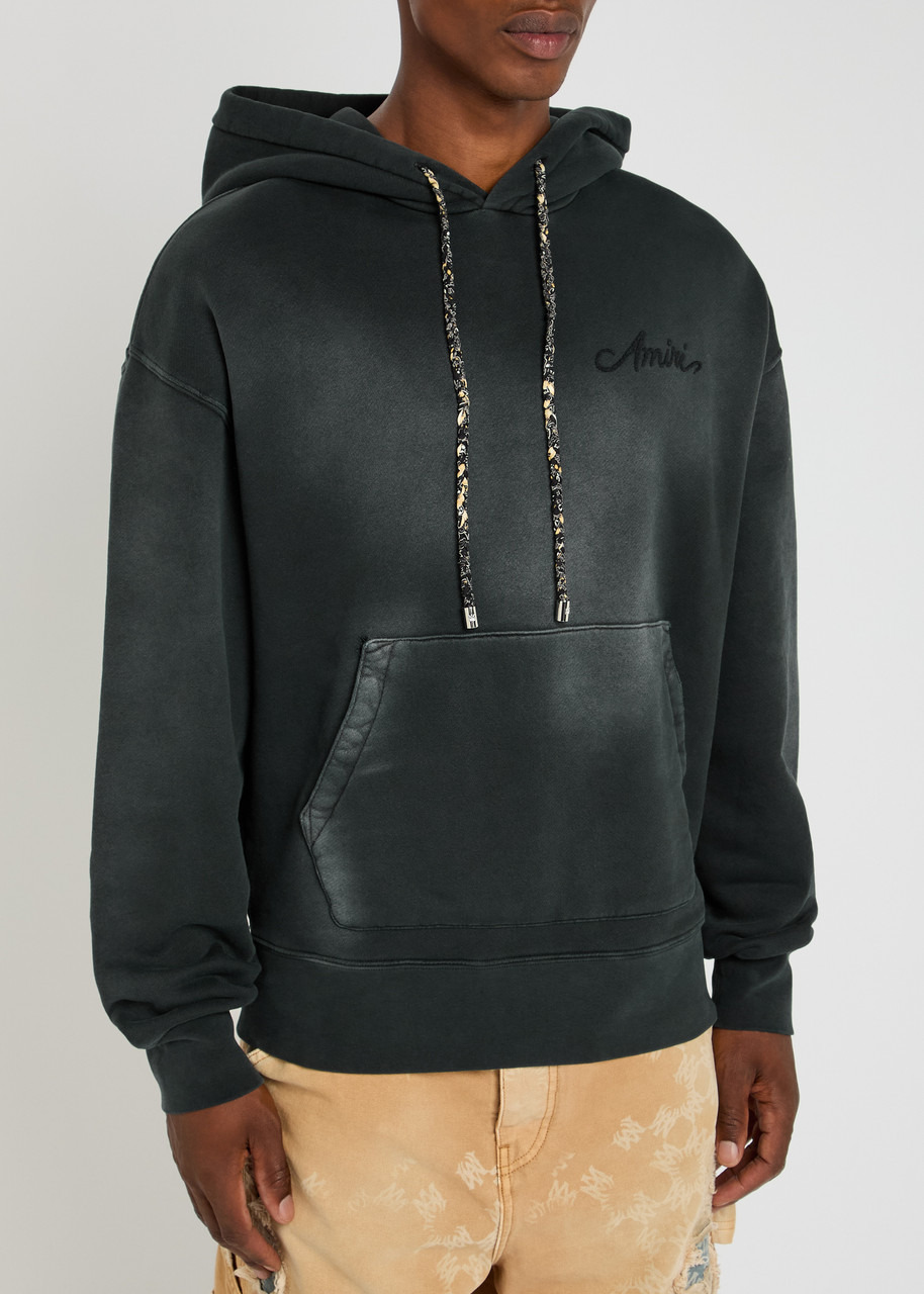Amiri Bleach Bandana Hooded Cotton Sweatshirt - 2