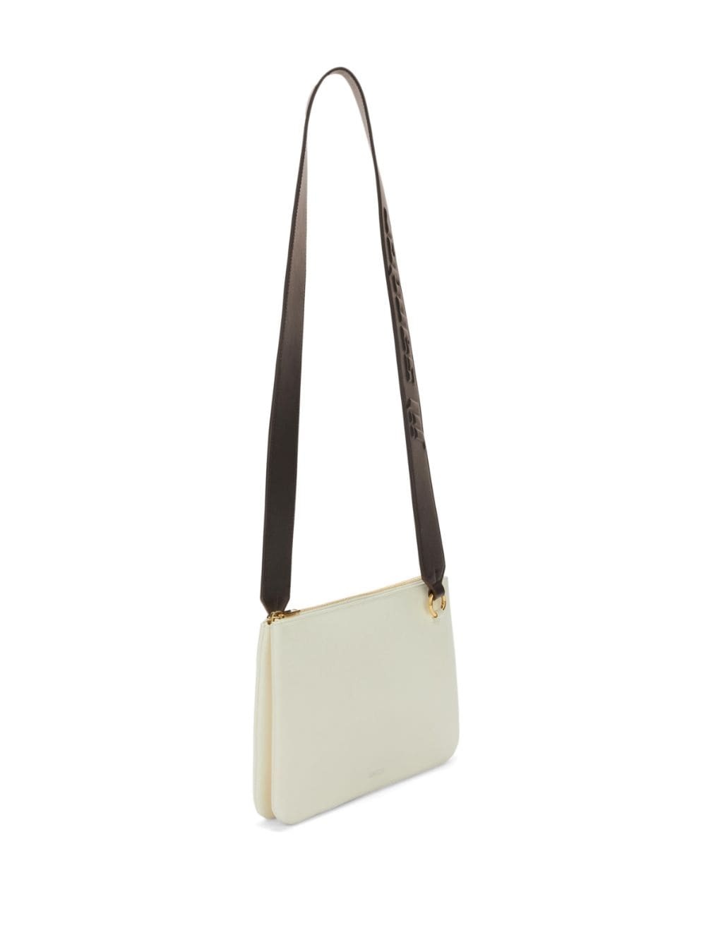 Link LG logo-strap leather crossbody bag - 3