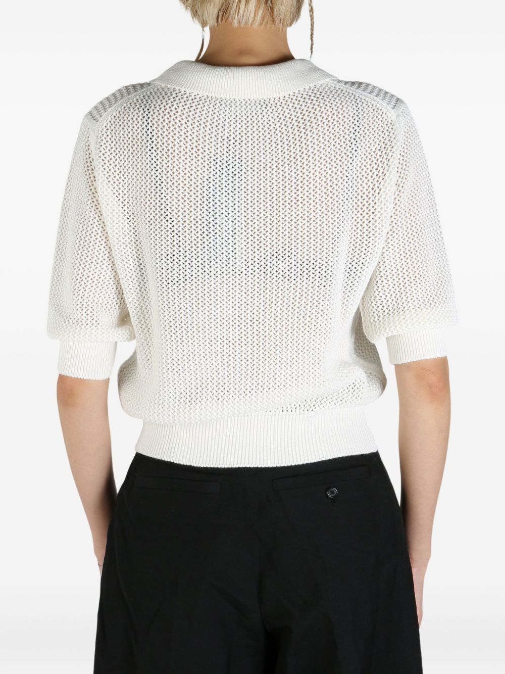 cotton-cashmere top - 5