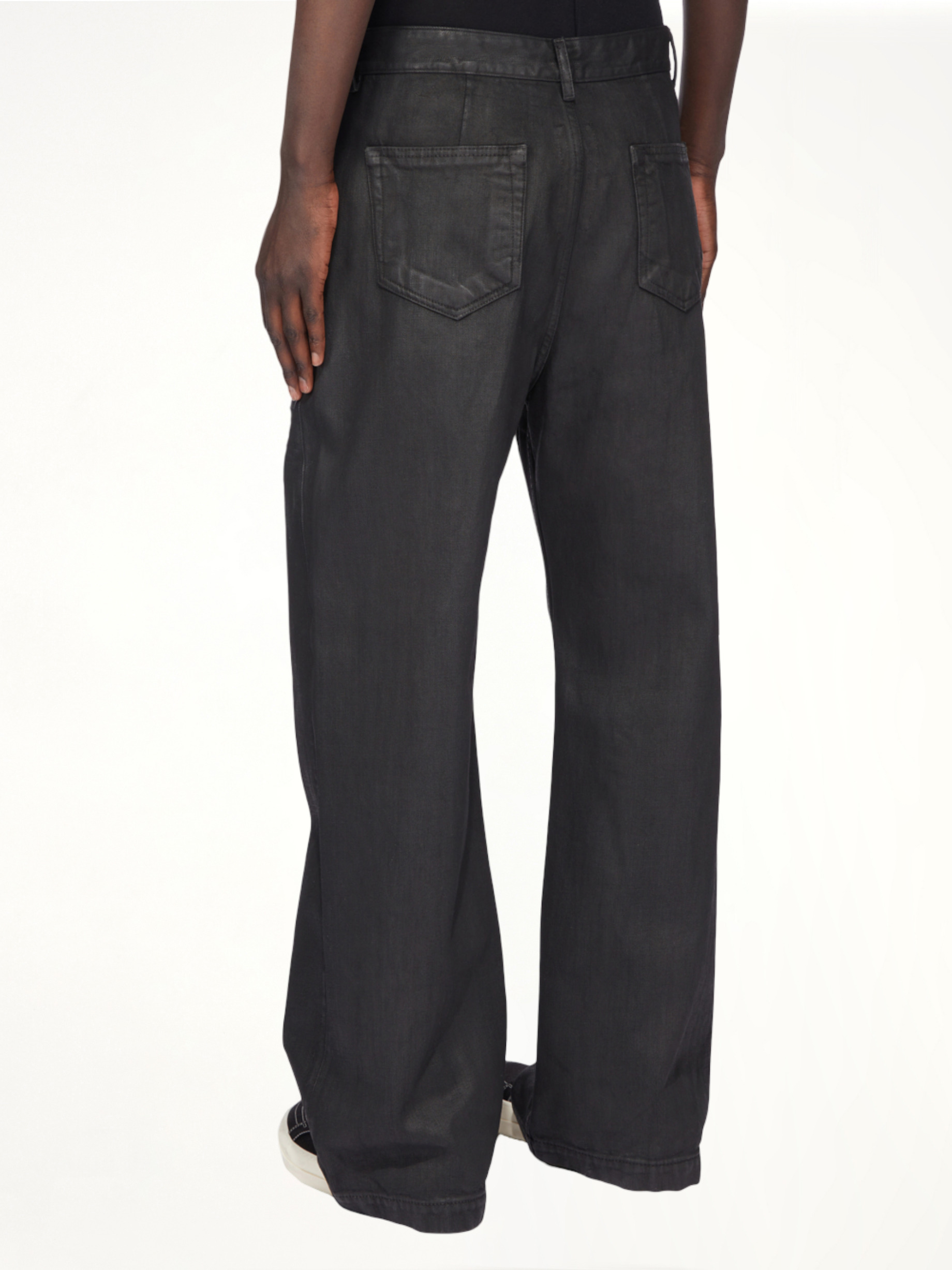 Geth Jeans in Black Wax - 8