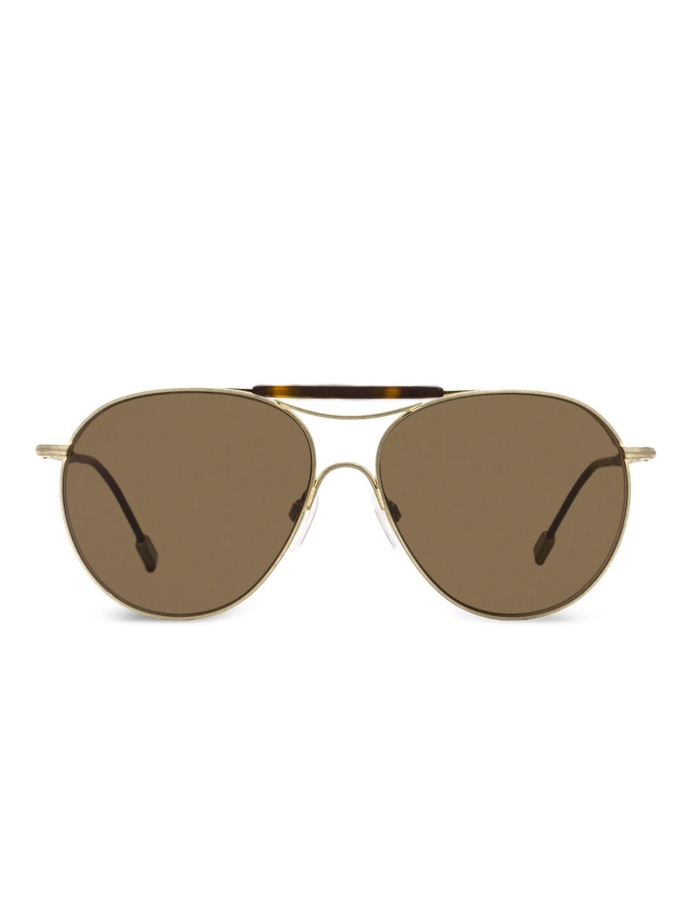 metal-frame pilot sunglasses - 1