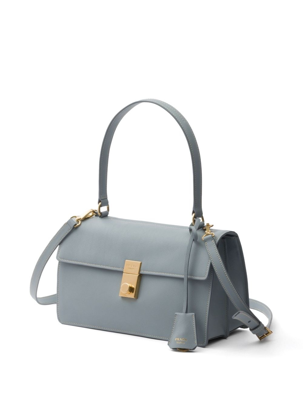 medium leather shoulder bag - 3
