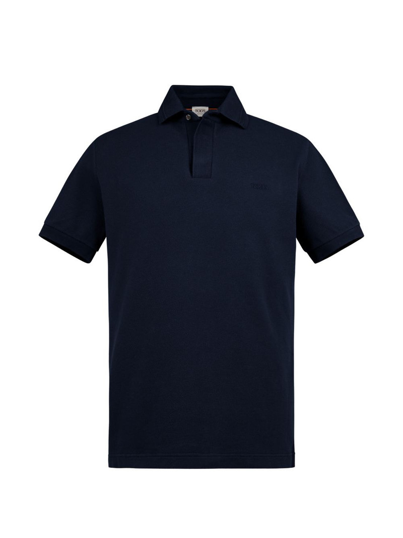 logo-embroidered polo shirt 1