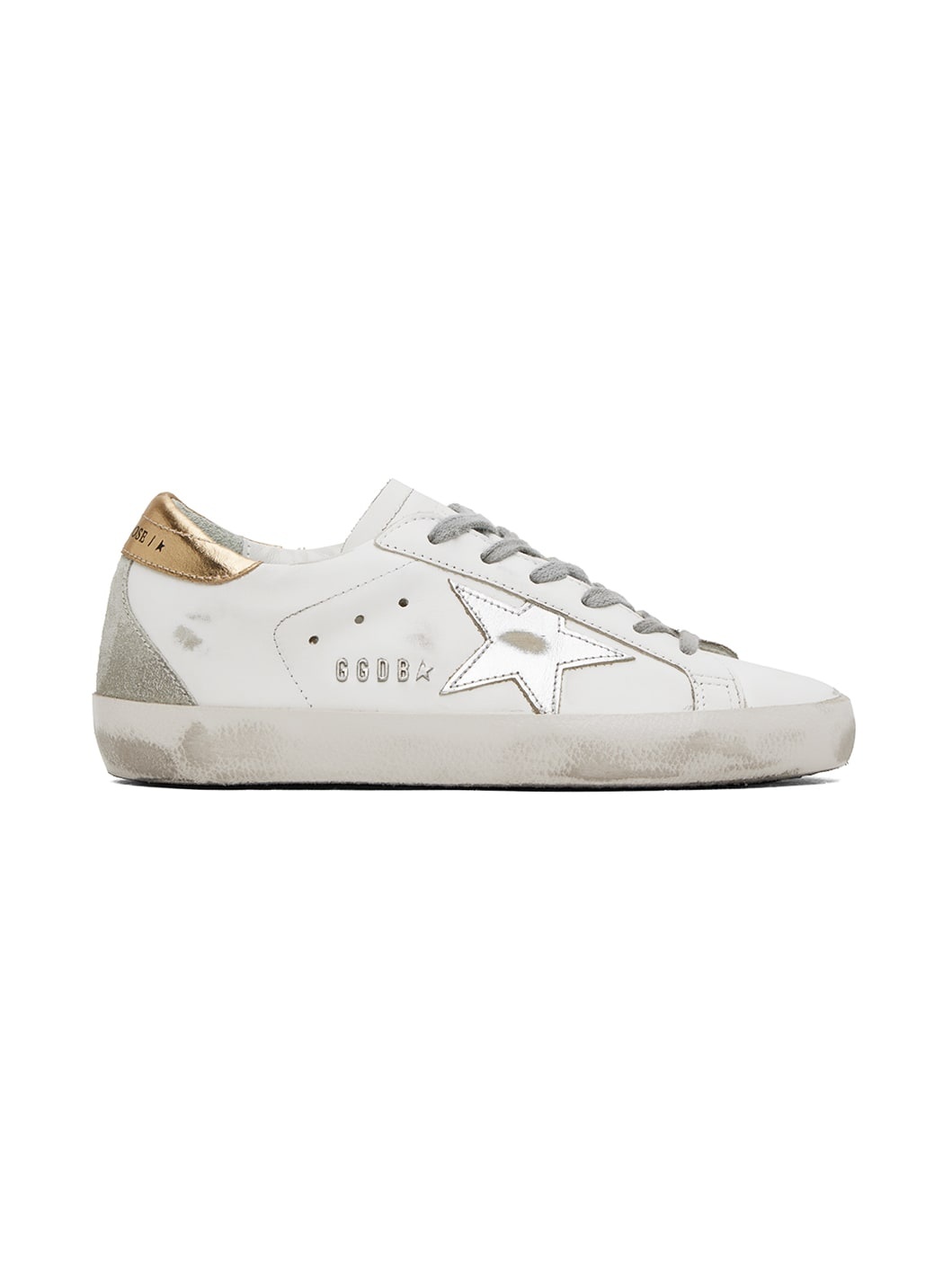 Golden Goose SSENSE Exclusive White Super-Star Sneakers | REVERSIBLE