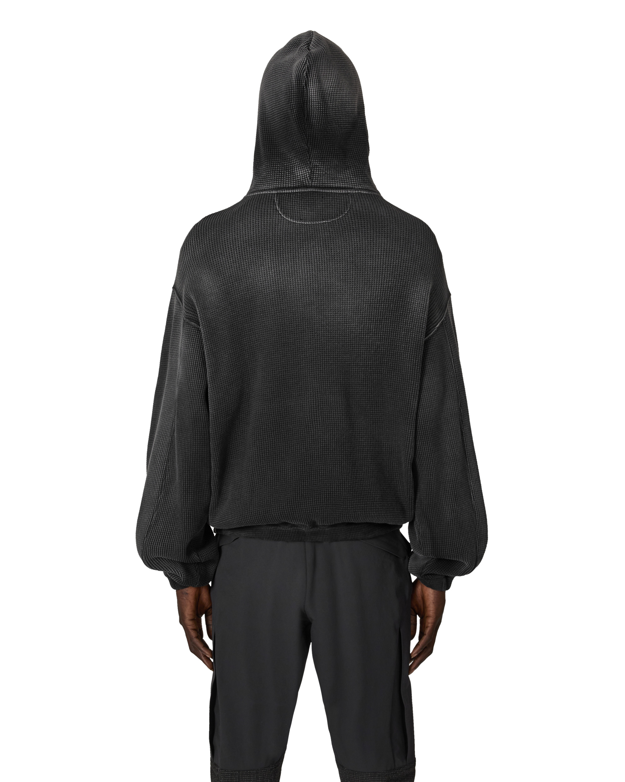 Bee Sun Faded Waffle Zip Up Hoodie - 3
