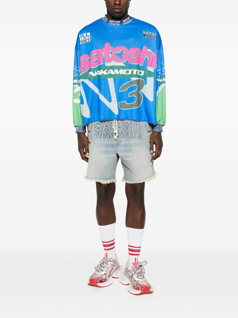 SATOSHI NAKAMOTO graphic-print T-shirt outlook