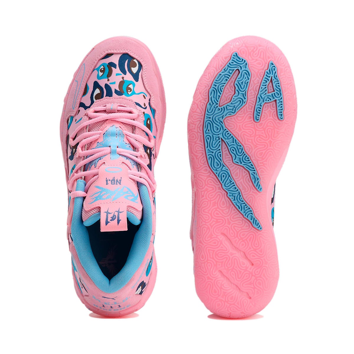 PUMA x Kid Super MB.03 'Pink Lilac Team Light Blue' 379328-01 - 3