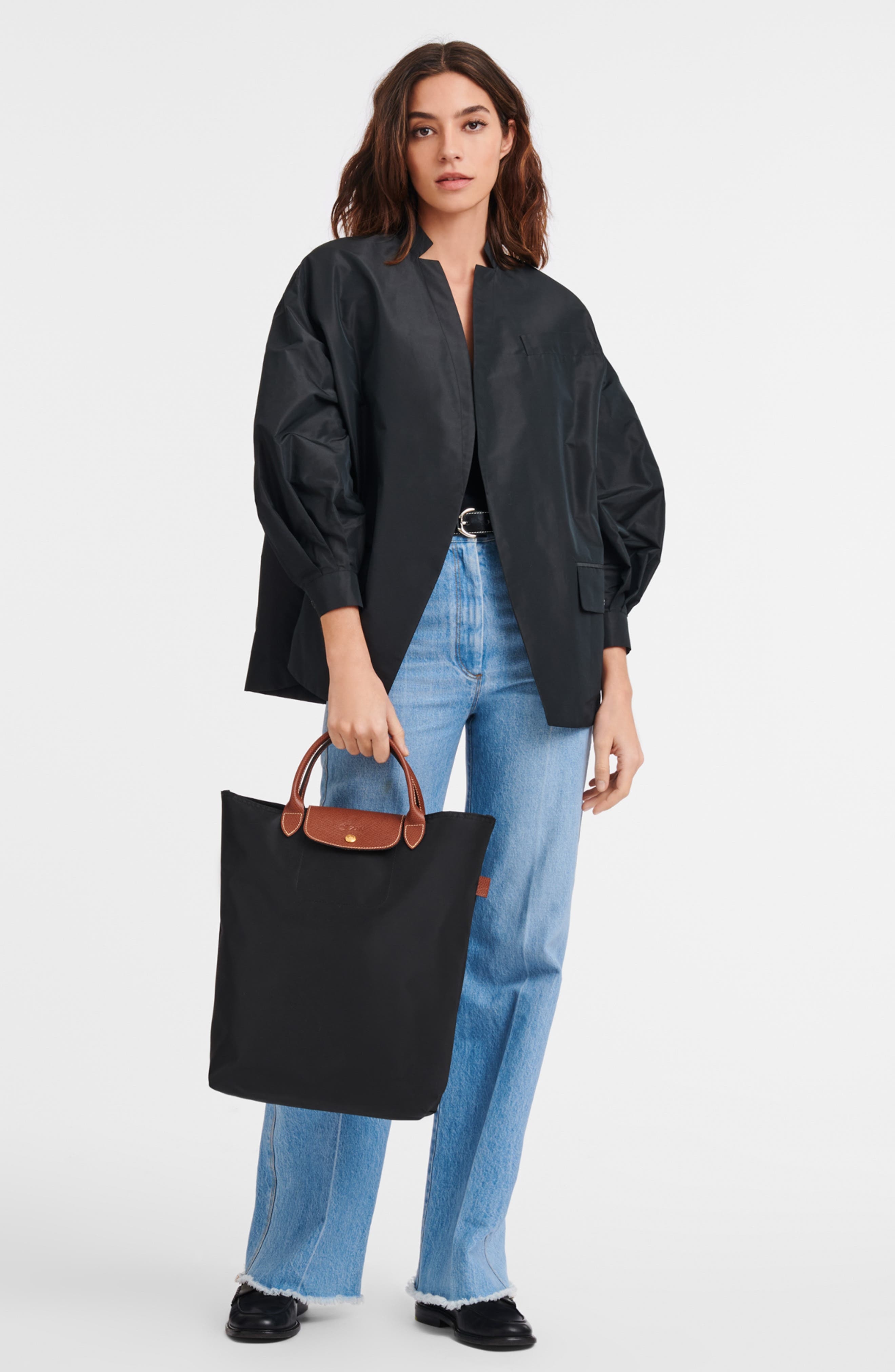 Longchamp Medium Le Pliage Original Tote Bag in Black at Nordstrom - 2