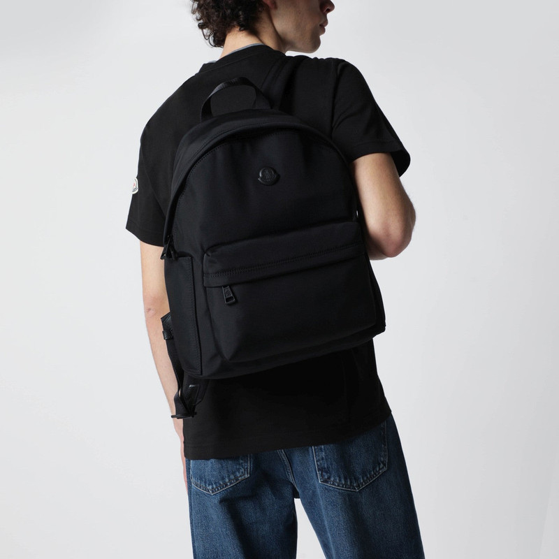 Moncler New Pierrick backpack with metal logo outlook