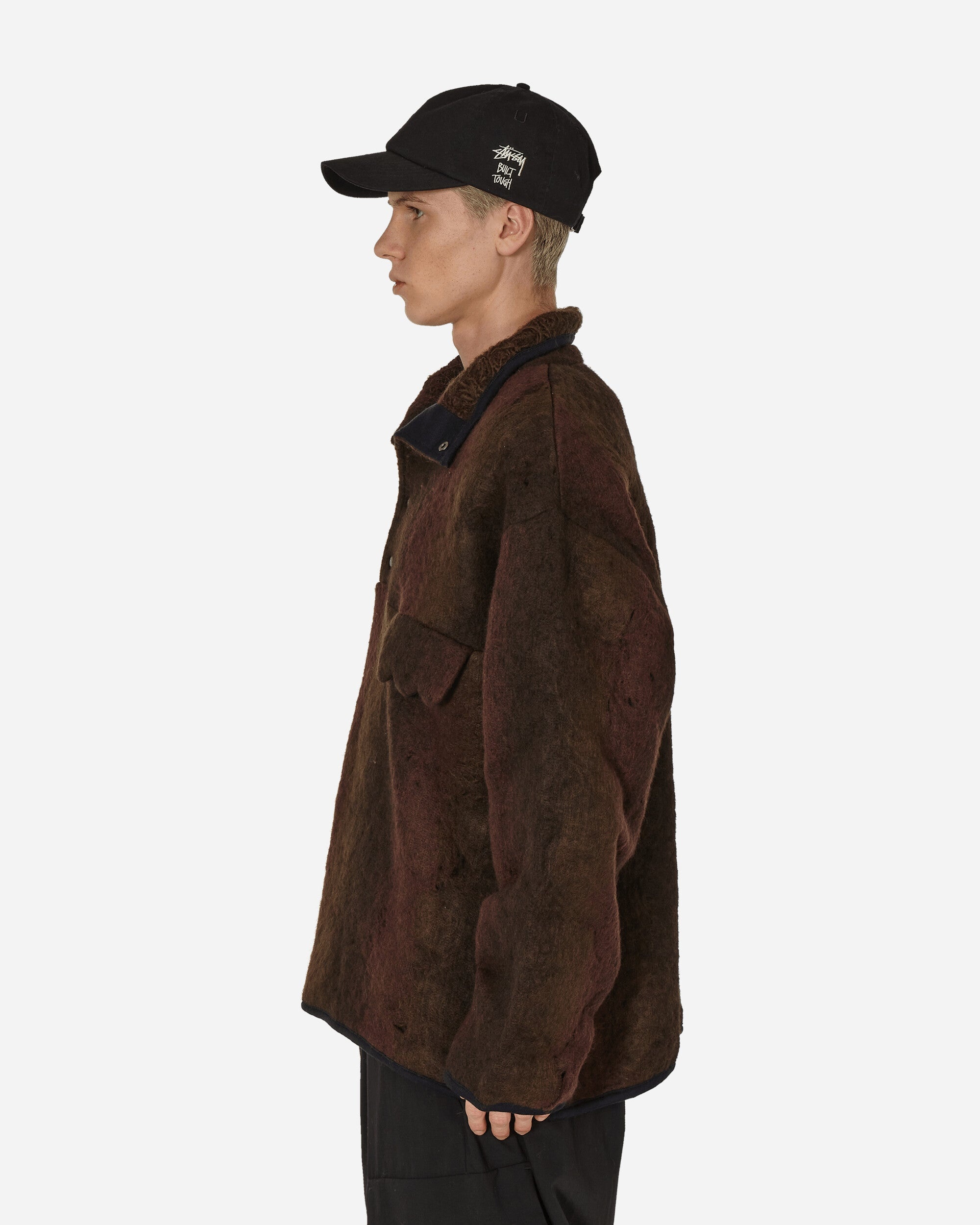 Doomboh Button-Up Pullover Brown - 2