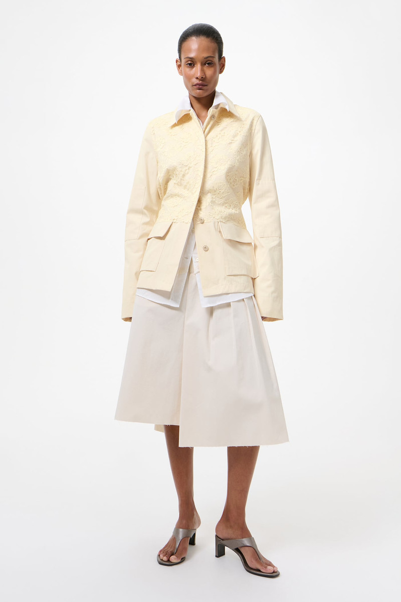 Our Legacy Split Jacket Soft Ivory Micro Canvas outlook
