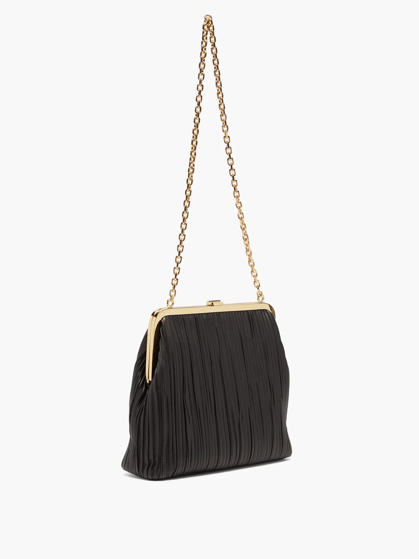 Susannah pleated nappa-leather handbag - 4