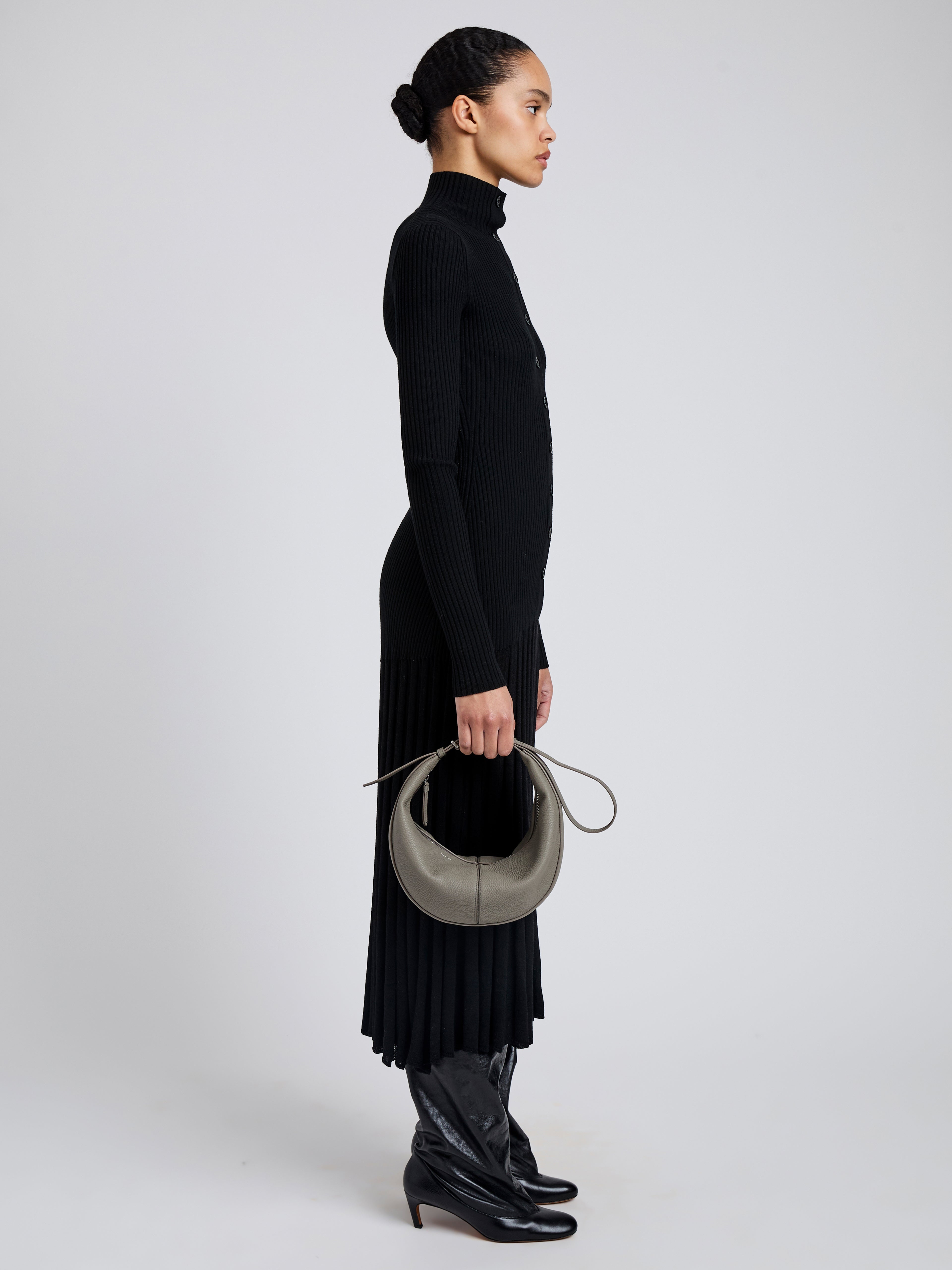Slide Bag in Soft Pebbled Calf - 6