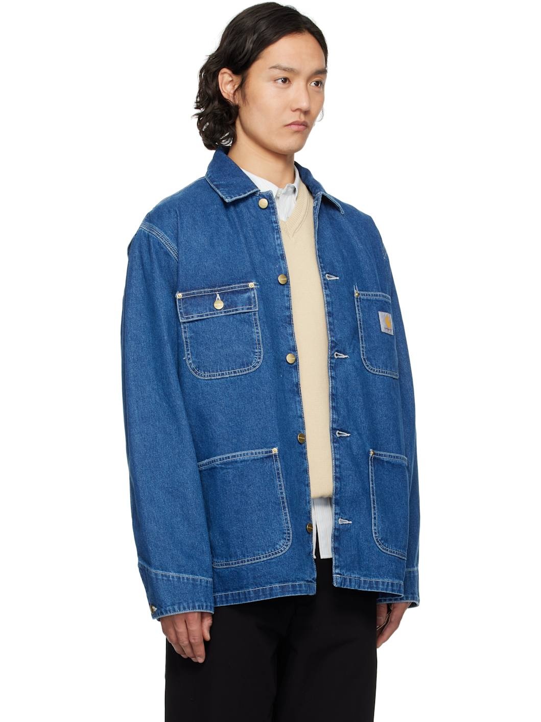 Blue OG Chore Denim Jacket - 2