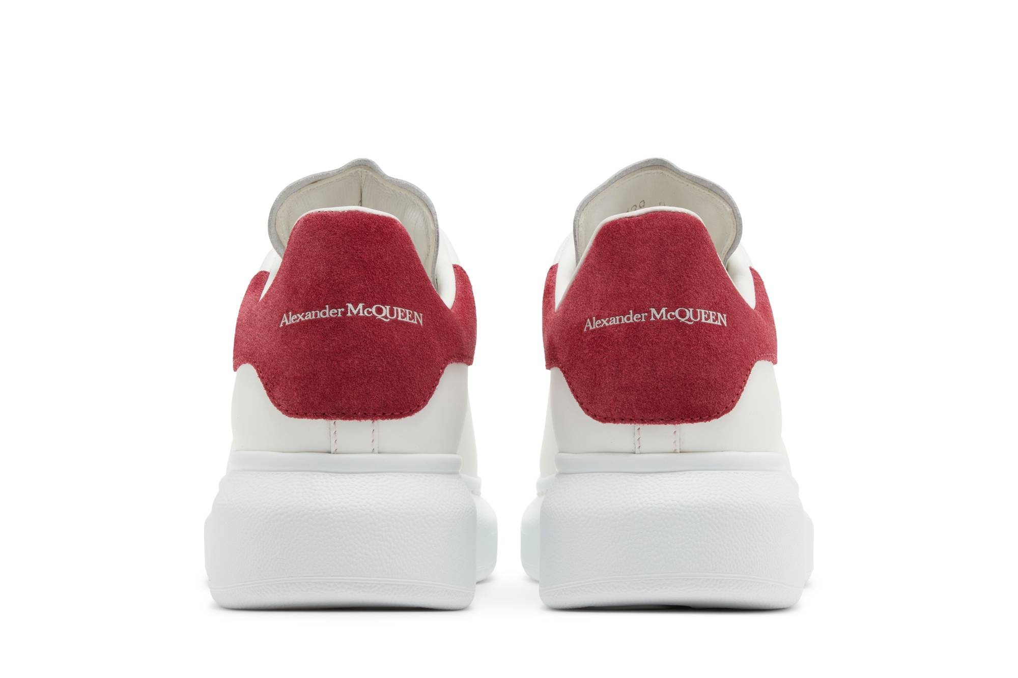 Alexander McQueen Wmns Oversized Sneaker 'White Cherry' - 6