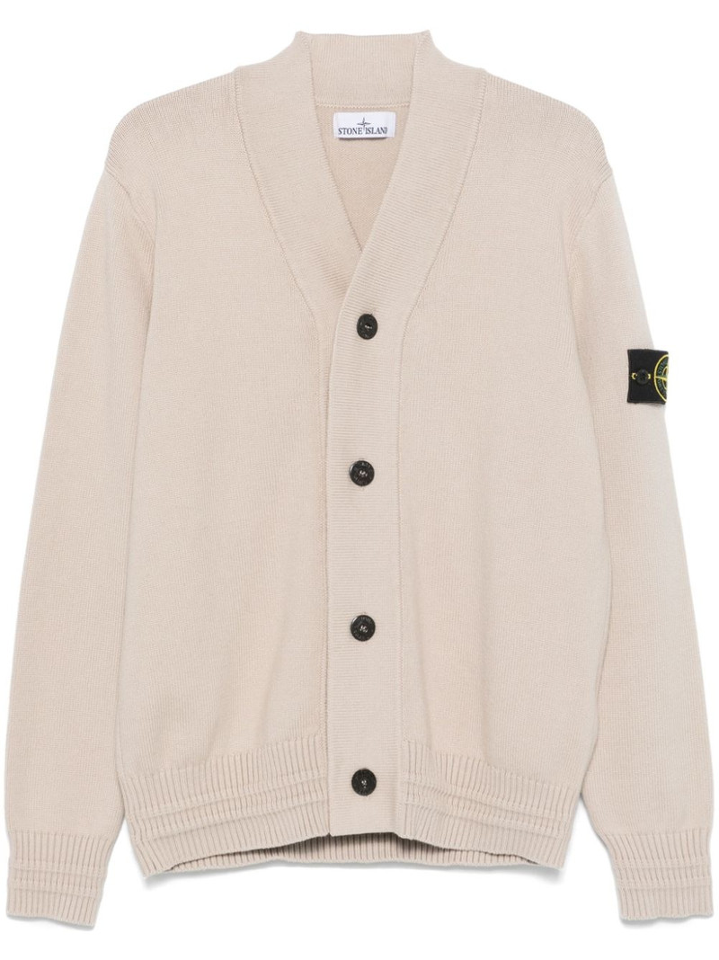 Compass-badge cardigan 1