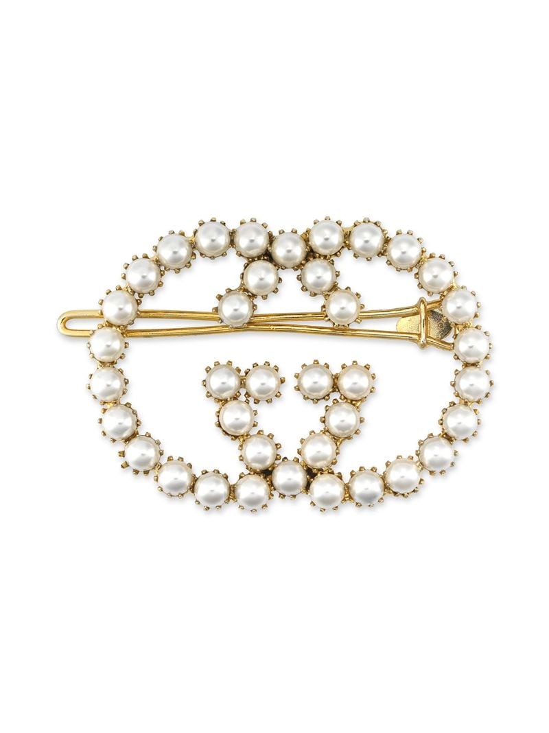 GG pearl hair clip - 1