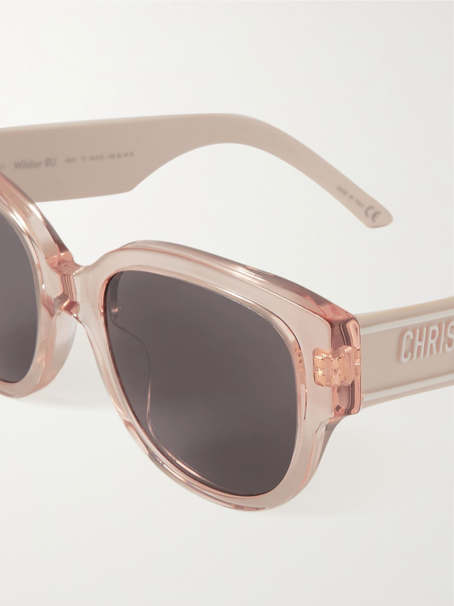 Wildior BU cat-eye embossed acetate sunglasses Pink - 4