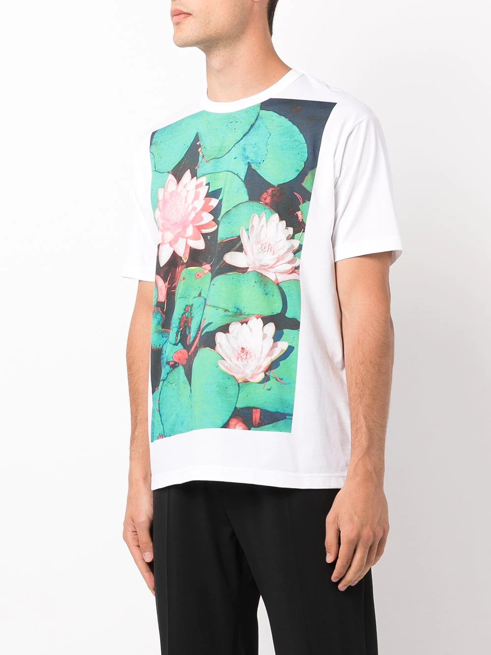 waterlily cotton T-shirt - 3