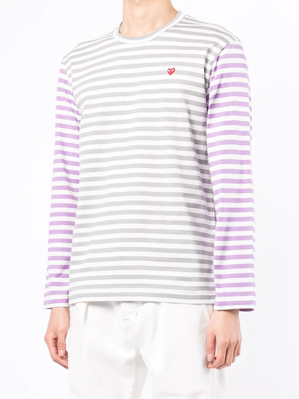 striped long-sleeve T-shirt - 3