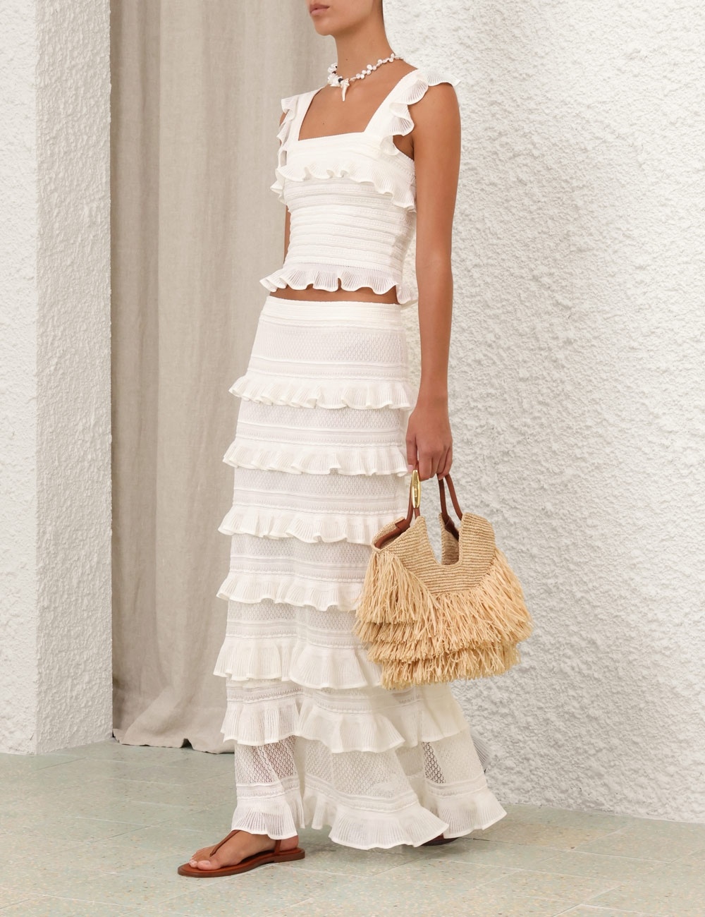 ILLUMINATE LACE FRILL CAMI - 8