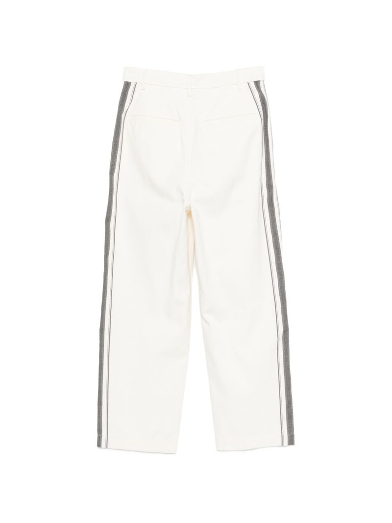 LOW CLASSIC drawstring stripe-detail trousers outlook