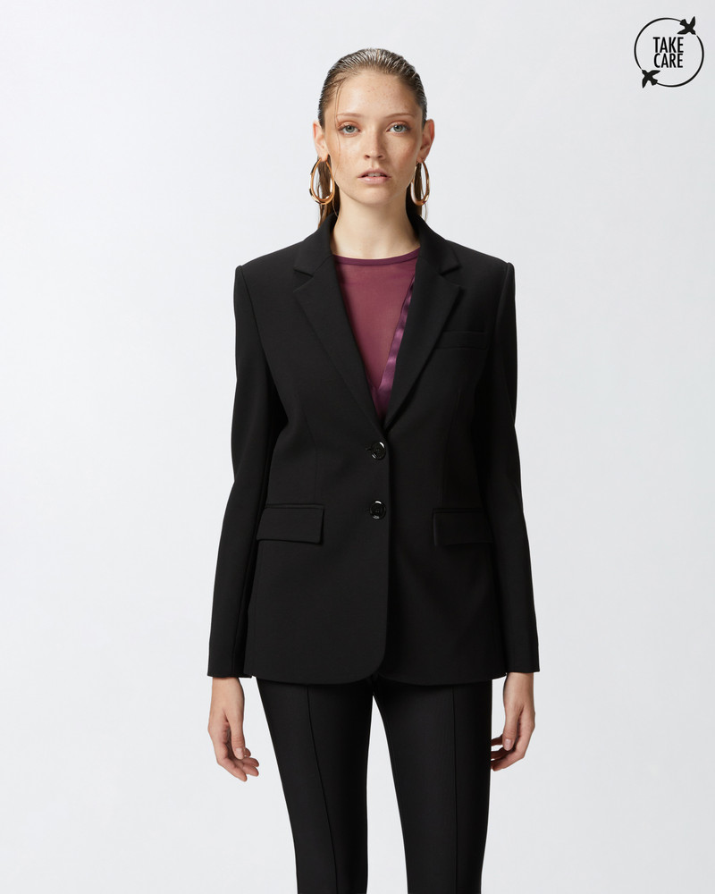 PINKO SINGLE-BREASTED BLAZER WITH STRUCTURED SHOULDERS outlook
