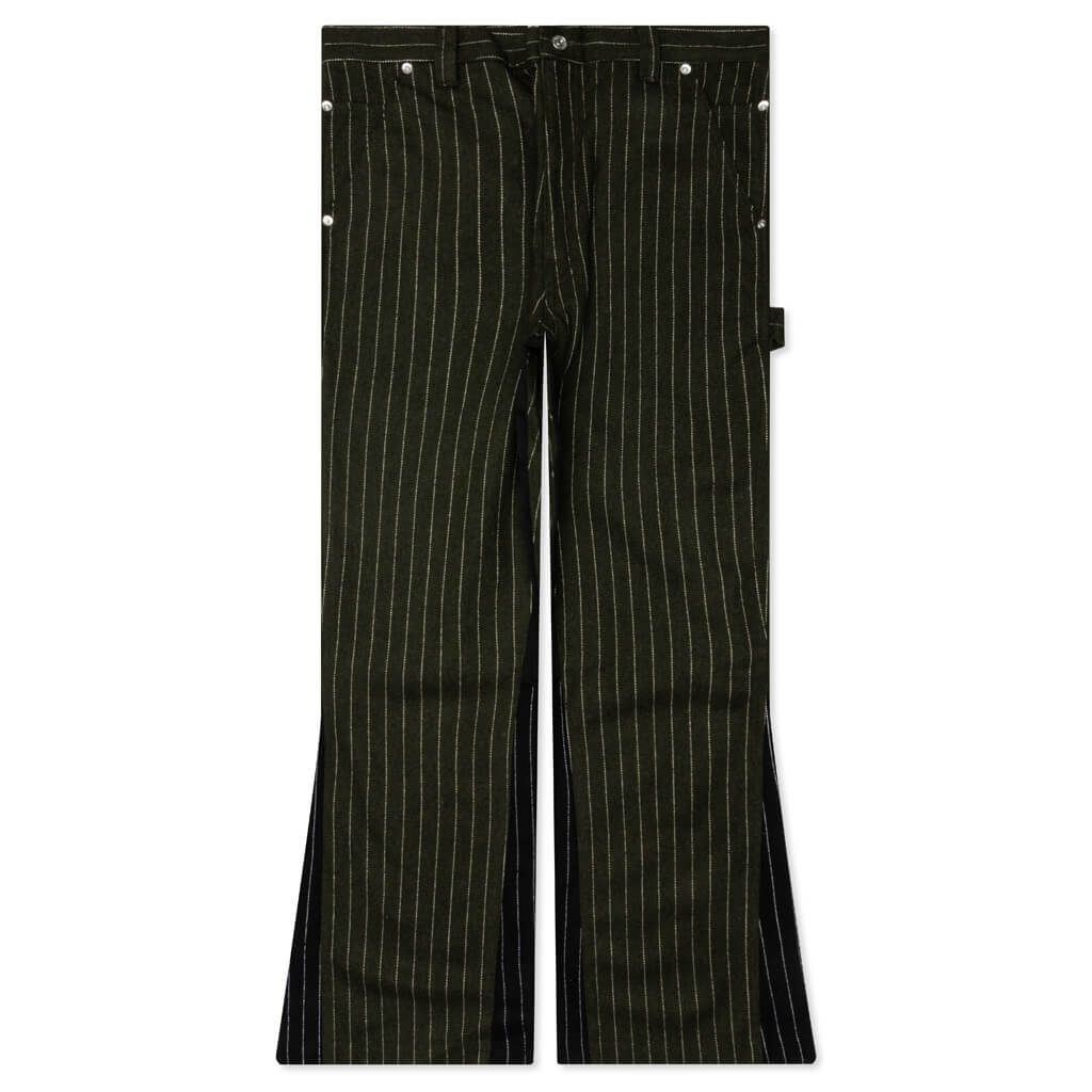 BUSINESS CARPENTER FLARE - OLIVE - 1